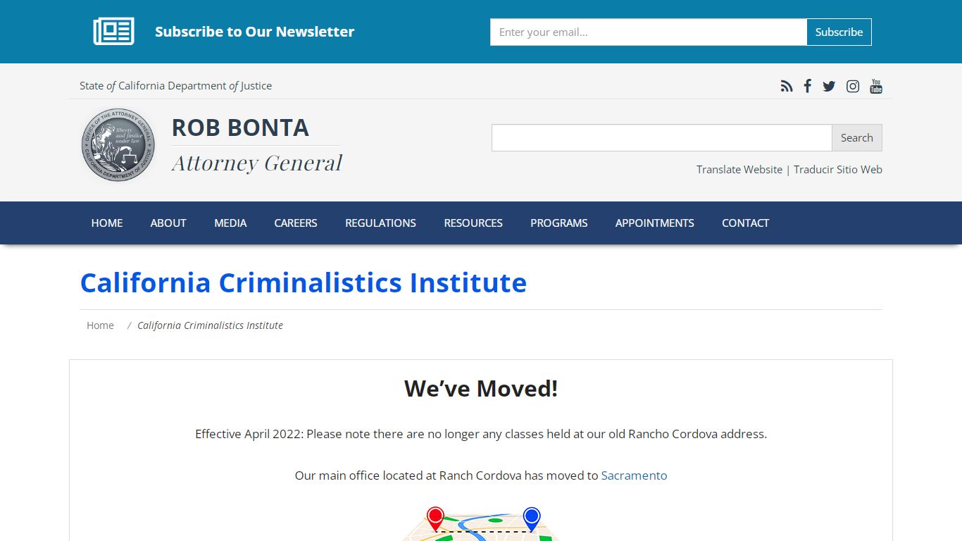 California Criminalistics Institute | State of California - Department ...